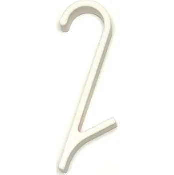 Držák na ručníky na žebříkové topení, bílý