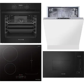 Set domácích spotřebičů PHILCO POB 769 AB + PHD 641 EPSB + PD 1466 DBIT + PMD 2085 BIB