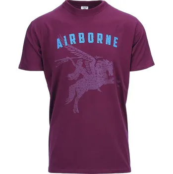 Triko AIRBORNE PEGASUS krátký rukáv VÍNOVÉ vel. S (Triko AIRBORNE PEGASUS krátký rukáv VÍNOVÉ vel. S)