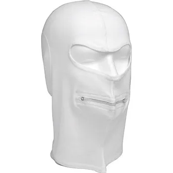 Kukla Kukla ITALSKÁ s ústním otvorem na zip BÍLÁ nová (Kukla ITALSKÁ s ústním otvorem na zip BÍLÁ nová)