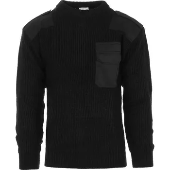 Pánská móda Svetr NATO ACRYL ČERNÝ (Svetr NATO ACRYL ČERNÝ)