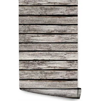 Fototapeta Dekorativní tapeta do kanceláře – stará dřevěná prkna