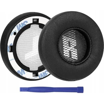 Sluchátka NÁUŠNÍKY HOUBIČKY NÁHRADNÍ POLŠTÁŘKY PRO JBL E35 E45 E35BT E45BT BT ČERNÉ + 3M PÁSKA