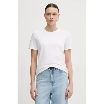 Pánské tričko Bavlněné tričko Tommy Hilfiger bílá barva, WW0WW45522 00X, vel. M