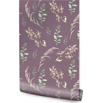 Fototapeta Tapeta květy luční kvítí listy rostliny do ložnice