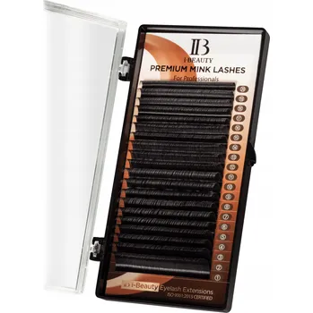 Umělé řasy Řasy i-Beauty Premium MINK D 0,07 MIX 20 proužků