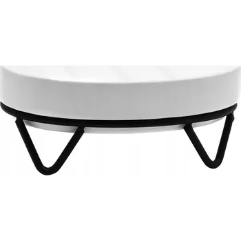 Dávkovač mýdla MILA mýdlenka na postavení, černá/keramika