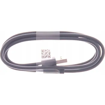 USB kabel - USB typ C 1,2m zahnutý konektor ČERNÝ