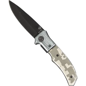 Bojový nůž Nůž zavírací ČERNÉ ostří ACU DIGITAL (Nůž zavírací ČERNÉ ostří ACU DIGITAL)