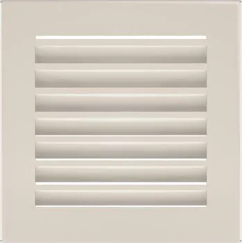 Větrací mřížka KRBOVÁ VĚTRACÍ MŘÍŽKA KRÉMOVÁ FRESH 17X17 S OZDOBNOU ŽALUZIÍ