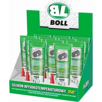 BOLL sada vysokoteplotní silikon červený 11x 80ml
