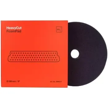 Lešticí kotouč Koch Chemie Heavy Cut Foam Pad - Leštící kotouč červený 126 x 25mm