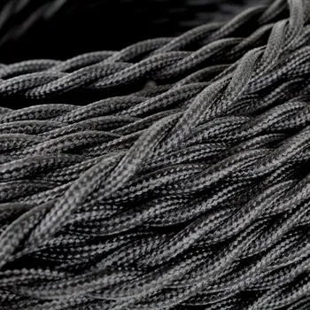 elektrický kabel Elhard CA0315B pletený kabel 3x1,5mm2, 100m černý