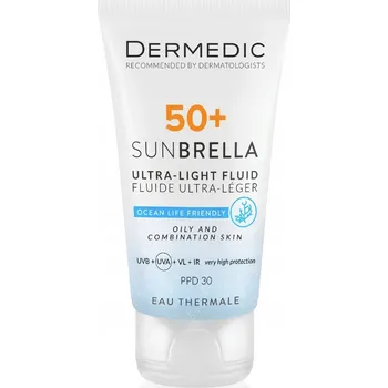 Přípravek na opalování Dermedic Sunbrella Ultra-light Fluid SPF50+ 3ml Vzorek