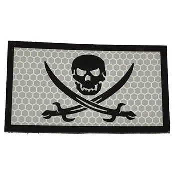 Nášivka Nášivka IFF IR CALICO JACK STŘÍBRNOČERNÁ (Nášivka IFF IR CALICO JACK STŘÍBRNOČERNÁ)