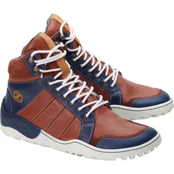 Pánská sportovní obuv ZAQQ MONTBLANQ Waterproof 37-43 VELUR/MEMBRANE Broušená kůže, nepromokavá podšívka Šedá 37