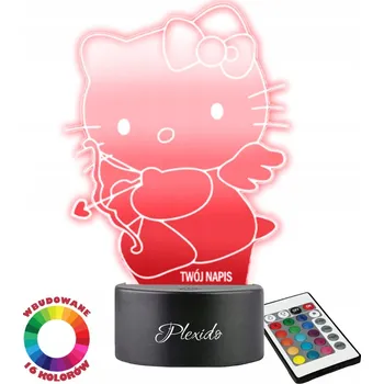 Lampička 3D LED Noční Lampa s gravírováním Dárek na Valentýna