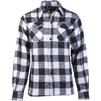 Pánská košile Košile DŘEVORUBECKÁ na knoflíky BÍLOČERNÁ vel. 3XL (Košile DŘEVORUBECKÁ na knoflíky BÍLOČERNÁ vel. 3XL)