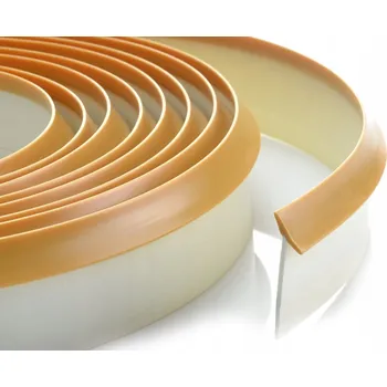 soklová lišta PŘÍSLUŠENSTVÍ TĚSNÍCÍ LIŠTA k pracovní desce HNĚDÁ 4,2m těsnění na kuchyňskou linku