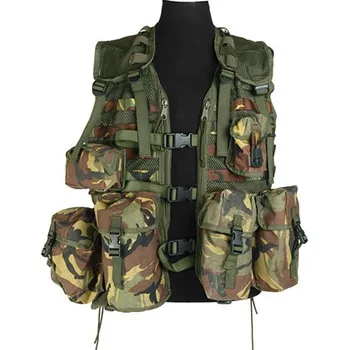Pánská vesta Vesta holandská MODULAR s kapsami DPM použitá vel. XL (Vesta holandská MODULAR s kapsami DPM použitá vel. XL)
