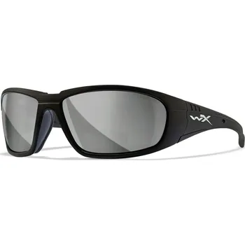 Sluneční brýle Brýle střelecké WX BOSS CAPTIVATE™ ČERNÝ rám SILVER FLASH skla (Brýle střelecké WX BOSS CAPTIVATE™ ČERNÝ rám SILVER FLASH skla)