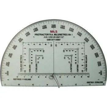 Úhloměr Úhloměr vojenský protraktor (Úhloměr vojenský protraktor)