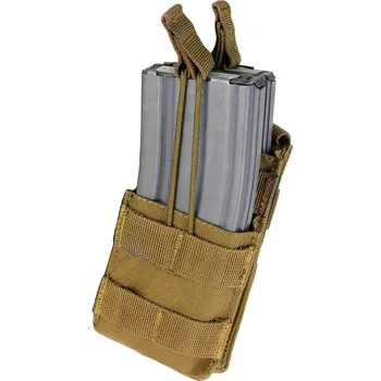 Airsoft Sumka MOLLE na zásobníky 2xM16 otevřená COYOTE BROWN (Sumka MOLLE na zásobníky 2xM16 otevřená COYOTE BROWN)