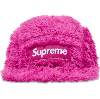 Kšiltovka Supreme Fuzzy Camp Cap Pink Velikost: ONE SIZE