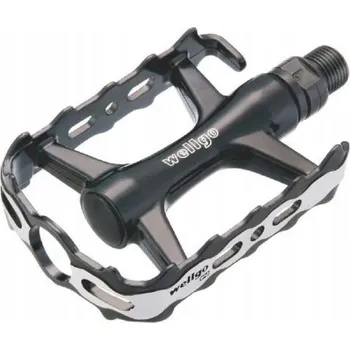 Pedál na kolo Platformové pedály Wellgo LU-C27G černé