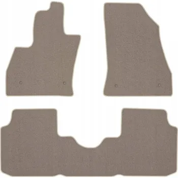 autokoberec Koberce Edecor velurové 3 ks