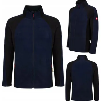 Pánská mikina Fleecová pracovní bunda Engelbert Strauss pánská na zip Dryplexx tmavě modrá 77826 M