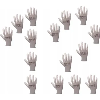 Pracovní rukavice Rukavice Prus-Pol Pracovní Rukavice Ochranné PP-004 12 párů velikost 11 - XXL 12 párů