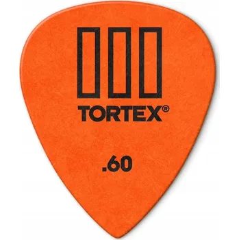 Trsátko DUNLOP TORTEX III - 0,60mm kytarové trsátko, 12 ks