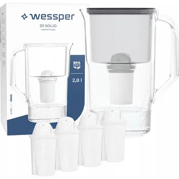 Filtrační konvice Filtrační konvice Wessper D1 SOLID FutureFlow 3,3 l černá