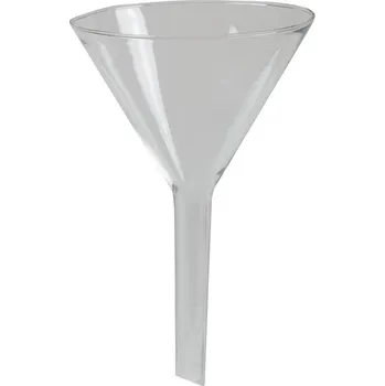 Kanystr Nálevka trychtýř skleněný velký 200/160/25 (Nálevka trychtýř skleněný velký 200/160/25)