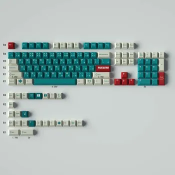 Klávesnice Klávesy pro mechanickou klávesnici PBT, profil Cherry, 129 ks, GMK DEKU