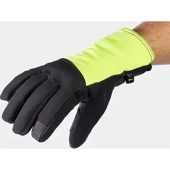 Cyklistické rukavice Rukavice BONTRAGER Velocis softschell vis yellow velikost M