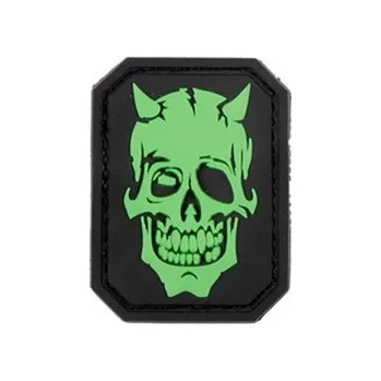 Nášivka Nášivka 3D PVC Devil Skull (Nášivka 3D PVC Devil Skull)