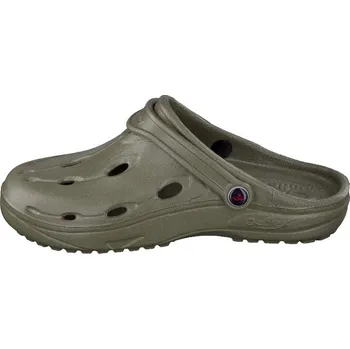 Pánské pantofle DUX relaxační obuv KHAKI XL (43)