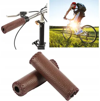 RETRO KOŽENÉ OSŁONY RUKOJETI, ÚCHYTKY NA KOLO