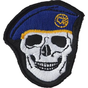 Nášivka Nášivka LEBKA baret v barvě TMAVĚ MODRÉ (Nášivka LEBKA baret v barvě TMAVĚ MODRÉ)