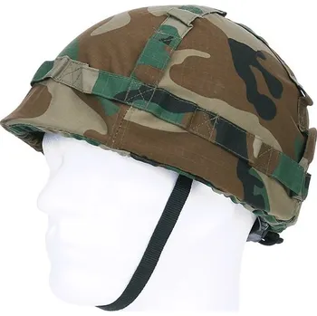 Helma dětská plastová s maskáčovým potahem WOODLAND (Helma dětská plastová s maskáčovým potahem WOODLAND)