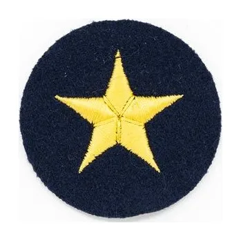 Nášivka Nášivka námořních jednotek NVA kruh hvězda MODRÁ (Nášivka námořních jednotek NVA kruh hvězda MODRÁ)