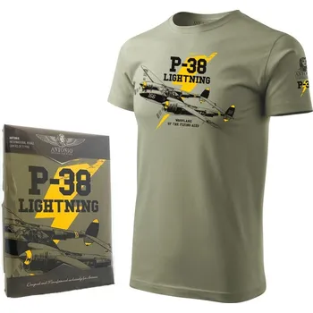 Triko P-38 LIGHTNING ZELENÉ vel. M (Triko P-38 LIGHTNING ZELENÉ vel. M)