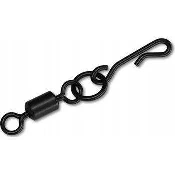 DELPHIN - Obratlík s kroužkem a rychloklipem The End Q-Cast vel. 4 20 kg 10 ks