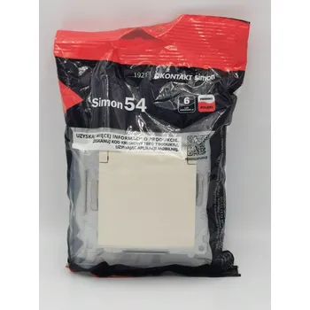 Elektrická zásuvka Elektrická Zásuvka zásuvka Kontakt-simon béžová