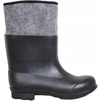 Pracovní obuv PVC Holínky Zateplené Plstí Protiskluzové Pracovní Terénní Velikost 46