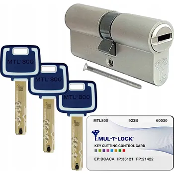 Vložka do dveří Vložka do zámku Mul-T-Lock 76 x 10 mm