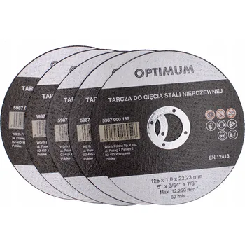 Řezný kotouč Řezný kotouč na nerezovou ocel Wurth 125 125x1,0x22,23 mm x 5 ks