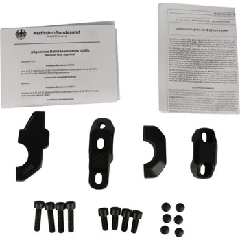 Řídítka Zvýšení řídítek 28mm H = 30 mm. Zpět 22 mm - černý